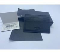 NEW HUGO BOSS AREZZO TRIFOLD BLACK LEATHER WALLET WITH COIN POCKET