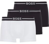 New Hugo BOSS men black white 3pack lounge boxer brief trunks underwear pants