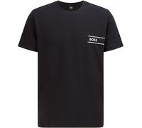 New Hugo BOSS mens designer black regular fit cotton casual jeans t-shirt top