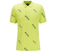 New Hugo BOSS mens green lime golf paddy pro phillipson polo t shirt top LARGE L