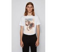 New Hugo BOSS white eagle bird animal regular fit casual t-shirt top XL XXL £69