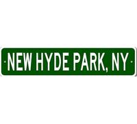 New Hyde Park, New York Metal Wall Decor City Limit Sign