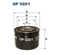 FILTRON OP 520/1 Hydraulic Filter, automatic transmission for ALPINE,ARO