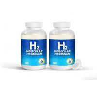 New Hydrogen Water Tablets, Molecular Hydrogen Tablets for Drinking Water, H2 Helps Energy and Metabolism, Non-GMO,2pcs