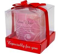 New I Love You Candle Gift Set in Box Candles Wax Message Poetic Writing Home
