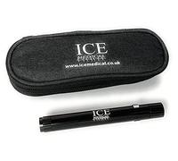 New ICE Medical LED Nurses Penlight/Pentorch Pocket Torch Light Reusable with Pocket Clip for Pupil Exam Doctor Paramedic (Black, 1 x with Case)