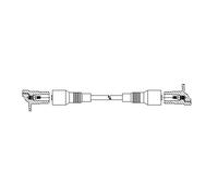 New Ignition Cable for OPEL VAUXHALL:OMEGA A,SENATOR B,SENATOR Mk II 1282586