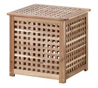 New Ikea HOL Storage/Side Table,Acacia,2 sizes in stock,98x50cm OR 50x50cm UK