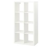 NEW IKEA KALLAX Shelving Unit White Cube Bookcase Storage Display Shelf 77x147cm