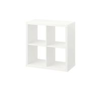 New IKEA KALLAX White Shelving Unit 4 Box Cube Storage Bookcase Wall/Floor Mountable 77x77CM
