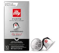 NEW Illy Nespresso Forte Extra Bold Roast 10 Capsules 100% Arabica Espresso