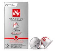 NEW illy Nespresso Lungo Classico Capsules 10 Count 100 Percent Arabica Coffee