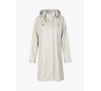 NEW Ilse Jacobsen Hornbæk Waterproof Womens Rain 71 Mac - Milk Cream - Size 10