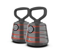 NEW IMAGE FITT Bell Kettlebell - Pack of 2, Black & Orange, Black,Orange