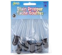 New Image Group 15053 Kelly's Crafts: Glass Stain Droppers, Pack of 6