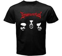 New Immortal Band Norway Metal Rock Band Men's Black T-Shirt Size S to 3XL Black XL