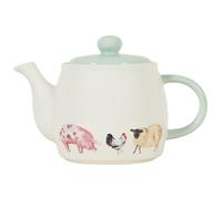 New Impressive Teapot - Multicolour- Add A Touch of Charm to Your Tea Time- Adorned with A Quirky Farmyard Design-R01