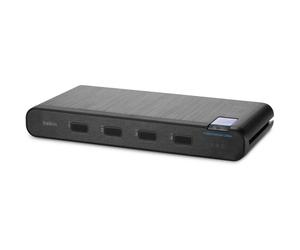 NEW IN BOX Belkin F1DN204KVM-UN-3 4-Port Universal Secure Dual-Head KVM Switch