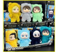 New In Stock Genuine Eaki Jujutsu Kaisen Season 2 Cat Park Party Gojo Satoru Blind Box Plush Doll Bag Pendant Model Collection Hidden items