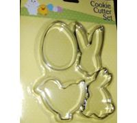 new in the pack 4 x easter cookie pastry icing biscuit biscuit cutters egg bunny rabbit face chick