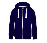 New in Unisex Kids Girls Boys Plain Fleece Zip-up Hoodie Hoody Sweatshirt top Ages 1-13 Available in Black, Charcoal, Purple, Navy, Hot Pink, Royal Blue and Wine