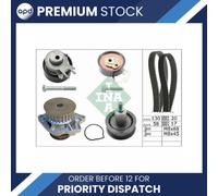 Genuine INA 530053830 Timing Belt and Water Pump Kit for Seat Skoda VW