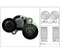NEW INA V-RIBBED BELT TENSIONER PULLEY OE QUALITY REPLACEMENT 534 0482 10