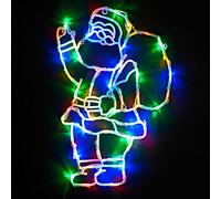 New Indoor Santa LED Light Silhouette for Room decoration - MultiColour