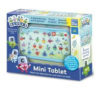 New Interactive Phonics Learning Tablet for Kids - 3 Fun Game Modes, Touch & Play Function, On/Off Button - Helps Children Learn Letters, Sounds & Words Through Touchscreen For 3+ Years-A27
