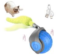 New Interactive Toys Ball Auto Electric Ball Toys for Cat Pet Rechargeable Teaser USB Automatic I3D4 Toy