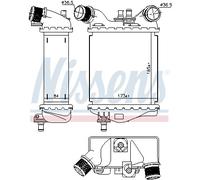 NISSENS 96167 Intercooler