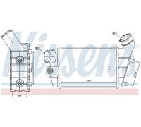 NISSENS 96698 Intercooler