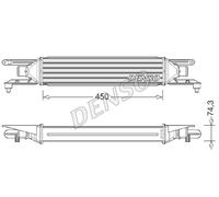 DENSO DIT01007 Intercooler