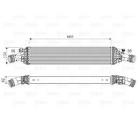 Valeo Intercooler, Engine Cooling 818601