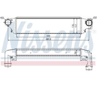 NISSENS 96741 Intercooler