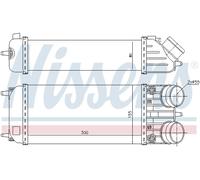 NISSENS 96508 Intercooler