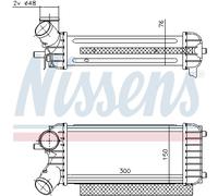 NISSENS 96491 Intercooler