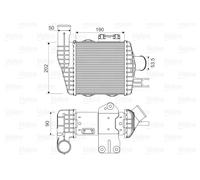 New Intercooler, charger for HYUNDAI KIA:JM,TUCSON,TUCSON I,SPORTAGE II