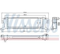 NISSENS 96782 Intercooler