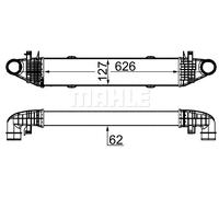 New Intercooler, charger for MERCEDES-BENZ MERCEDES-BENZ (BBDC):W204,S204