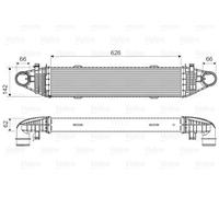 VALEO 818617 Intercooler, charger for MERCEDES-BENZ
