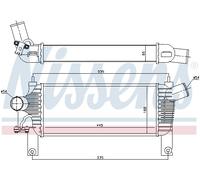 NISSENS 96622 Intercooler