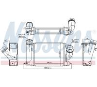 New Intercooler, charger for NISSAN:ROGUE,X-TRAIL,X-TRAIL VAN 144614BE0A