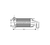 New Intercooler, charger for OPEL VAUXHALL:ASTRA H,ASTRA Mk V,ASTRA H Van
