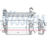 Nissens Charge Air Intercooler 96196 for Opel/Vauxhall Meriva 1.3 CDTI (2010)