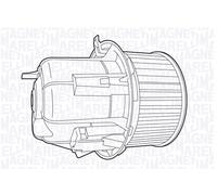 MAGNETI MARELLI 069412704010 Blower motor