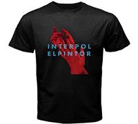 New Interpol Elpintor Rock Band Men's T-Shirt 100% Cotton S Black