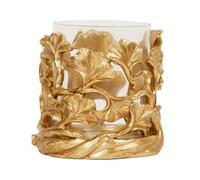 New Intricate Leaf Candle Holder in Gold for An Elegant Finish, Great for Holding Candles, Perfect to Give Your Space A Regal Touch, Ideal for Adding A Warm Glow to Your Home.