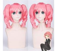 New Inu X Boku Ss Roromiya Karuta Cosplay Wig Pink Heat Resistant Hair Halloween Party Costume Wigs Anime+ Wig Cap