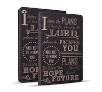New iPad 10.2 inch (2019), iPad 7th Generation Case 10.2 inch, Protective Leather Case, Adjustable Stand Auto Wake/Sleep Smart Case for iPad 10.2 inch (2019) - Quotes Bible Verse Jeremiah 29:11